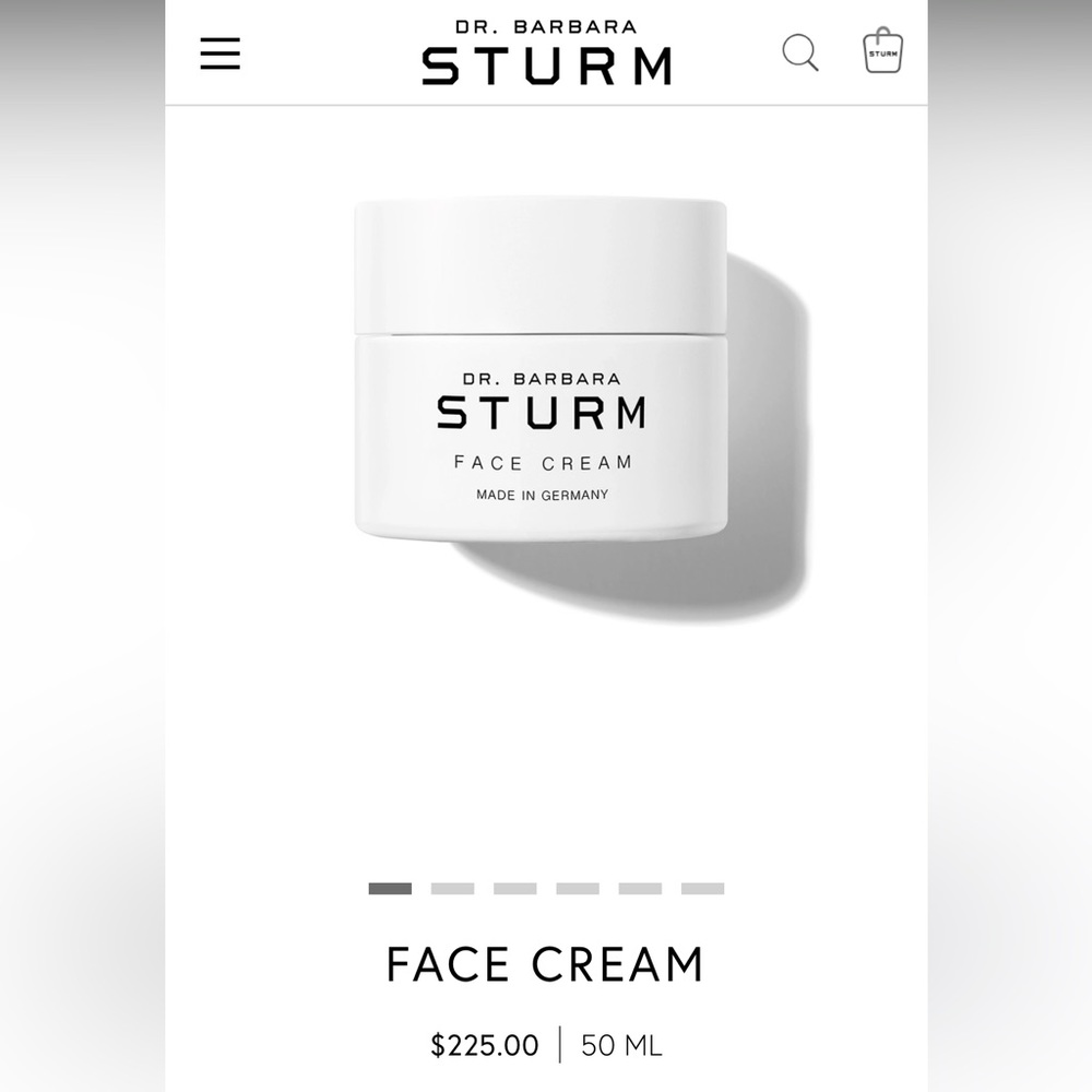 New with box Dr. Sturm face cream. 50mL.